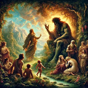4. Naqueles dias, havia nefilins na terra e também depois, quando os filhos de Deus possuíram as filhas dos homens e delas tiveram filhos. Eles foram os heróis do passado, homens famosos.